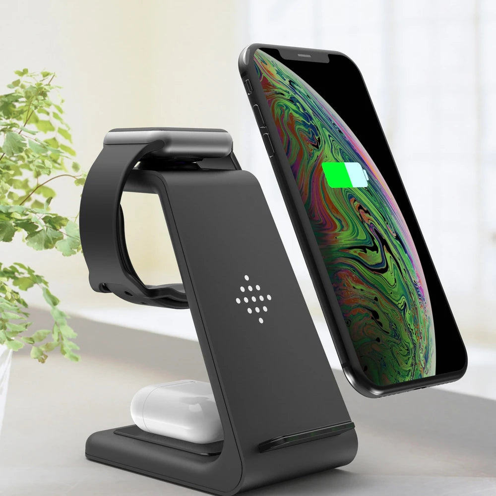 3-in-1 Foldable Magnetic Wireless Charging Station
