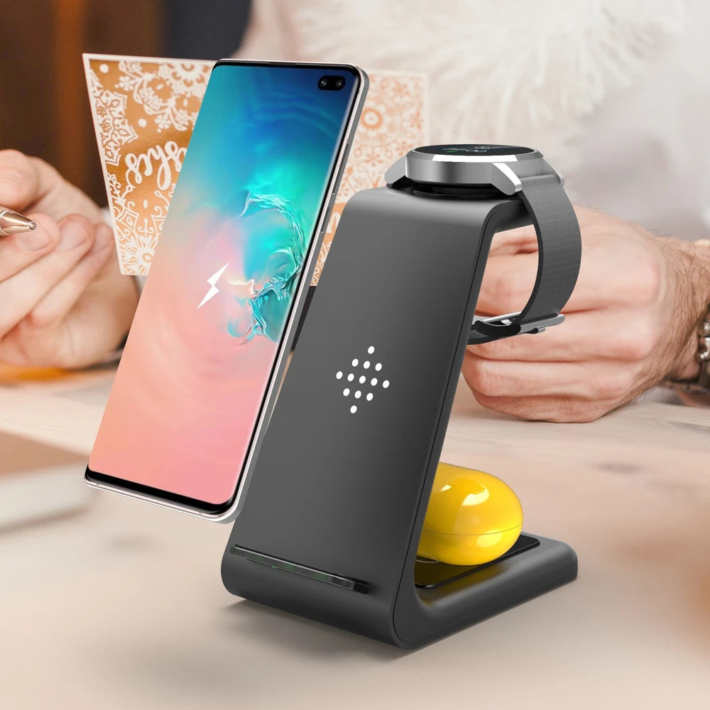 3-in-1 Foldable Magnetic Wireless Charging Station