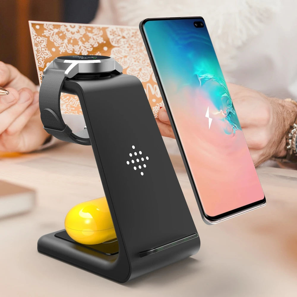 3-in-1 Foldable Magnetic Wireless Charging Station