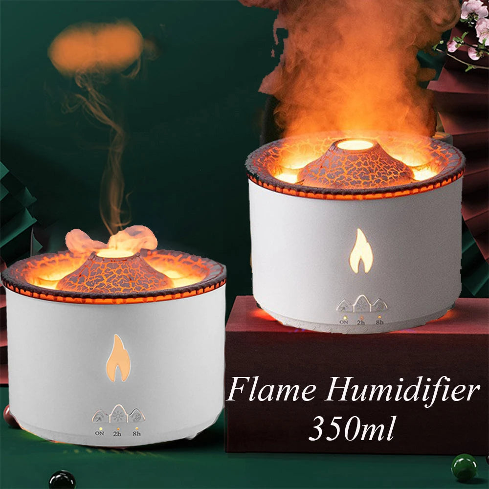 Volcano Flame Ultrasonic Essential Oil Diffuser
